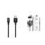 Кабель USB - Lightning HOCO X14, 2,4A (черный) 2м (в оплетке)