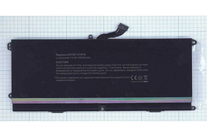Аккумулятор 0HTR7 для ноутбука Dell 14.4-14.8V 4400mAh