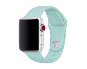 Ремешок силиконовый для Apple Watch 38-40 мм цвет зеленый мох размер ML
