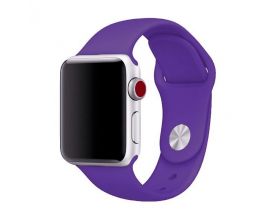 Ремешок силиконовый для Apple Watch 38-40 мм цвет фиолетовый размер ML