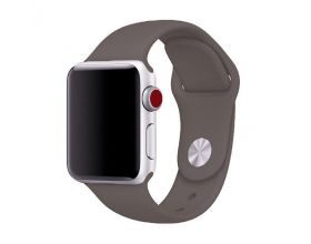 Ремешок силиконовый для Apple Watch 38-40 мм цвет оливковый размер ML