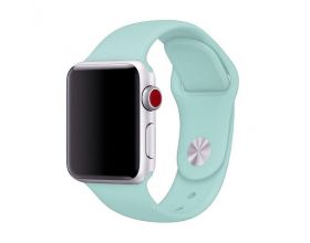 Ремешок силиконовый для Apple Watch 42-44 мм цвет зеленый мох SM