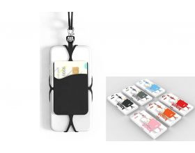 Держатель для телефона EZRA SP01 на шею, универсальный (черный)