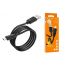 Кабель USB - MicroUSB BOROFONE BX55 2,4A (черный) 1м (силикон)