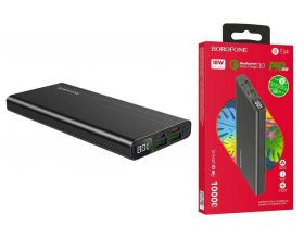 Универсальный дополнительный аккумулятор Power Bank BOROFONE BT34 PD+QC3.0 (10000 mAh) (черный)