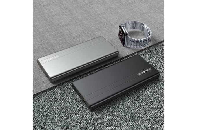 Универсальный дополнительный аккумулятор Power Bank BOROFONE BT34 PD+QC3.0 (10000 mAh) (черный)