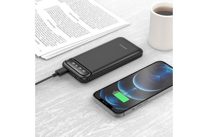 Универсальный дополнительный аккумулятор Power Bank BOROFONE BJ14 Freeway (10000 mAh) (черный)