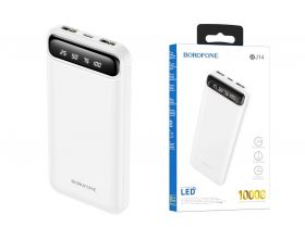 Универсальный дополнительный аккумулятор Power Bank BOROFONE BJ14 (10000 mAh) (белый)