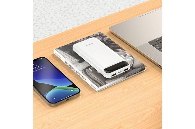 Универсальный дополнительный аккумулятор Power Bank BOROFONE BJ14 (10000 mAh) (белый)