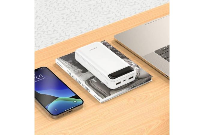 Универсальный дополнительный аккумулятор Power Bank BOROFONE BJ14A (20000 mAh) (белый)