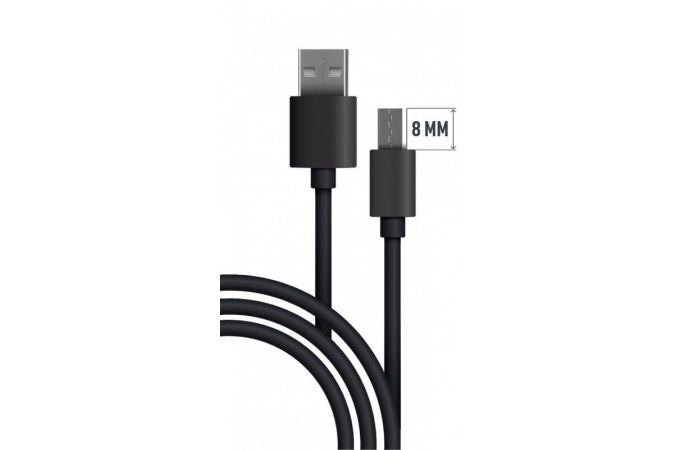 Кабель USB - MicroUSB BoraSCO (50831) 2A (черный) 1м