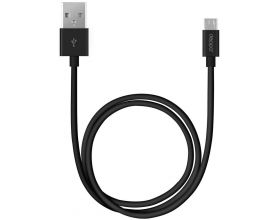 Кабель USB - MicroUSB Deppa (72205) (черный) 2м
