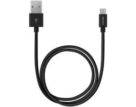 Кабель USB - MicroUSB Deppa (72229) (черный) 3м