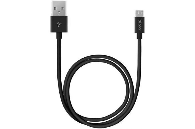 Кабель USB - MicroUSB Deppa (72229) (черный) 3м