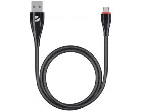 Кабель USB - MicroUSB Deppa (72285) Ceramic (черный) 1м