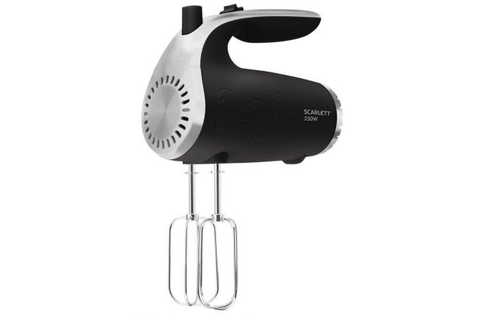 Миксер SCARLETT SC-HM40S09 черный с серебром