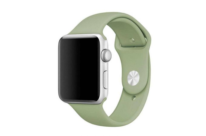 Ремешок силиконовый для Apple Watch 38-40 мм цвет салатовый размер SM