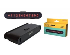 Парковочная карта Perfeo "PARKING NOTE", пластик (чёрный)