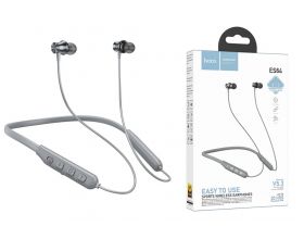 Наушники вакуумные беспроводные HOCO ES64 Easy Sound sports BT earphones headset Bluetooth (серый)