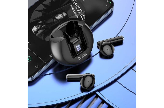 Наушники вакуумные беспроводные HOCO EW32 Gentle wireless stereo headset Bluetooth (черный)