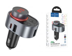 FM-Модулятор HOCO E72 Alegria PD30W  car BT FM transmitter