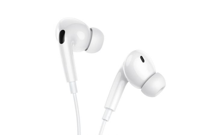 Наушники вакуумные проводные HOCO M101 Pro Crystal  (белый)