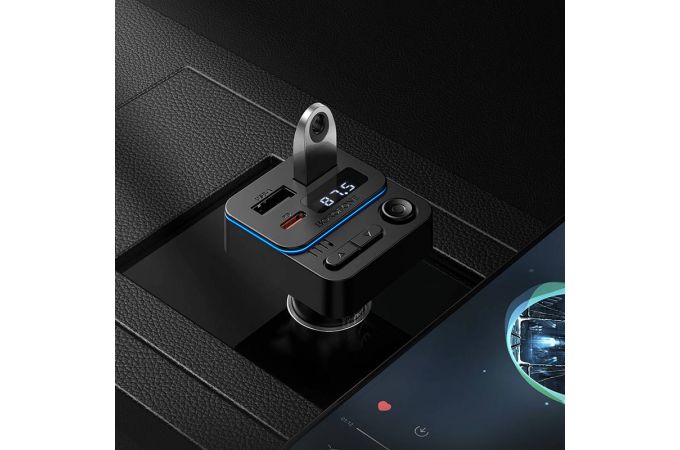 FM-Модулятор BOROFONE BC60 Hero 35W(1A1C) car BT FM transmitter (черный)