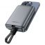 Универсальный дополнительный аккумулятор Power Bank ACEFAST M10 PD30W Magnetic Wireless Charging Power Bank With Carle 10000mAh Black (черный)