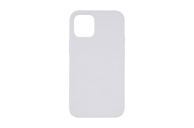 Чехол для iPhone 12 (6.1) Silicone Case Soft Touch (белый) 9