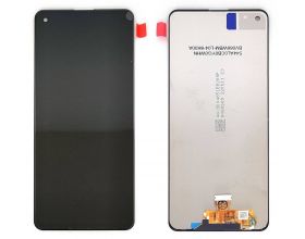 Дисплей для Samsung A217F Galaxy A21s Black в сборе с тачскрином 100%