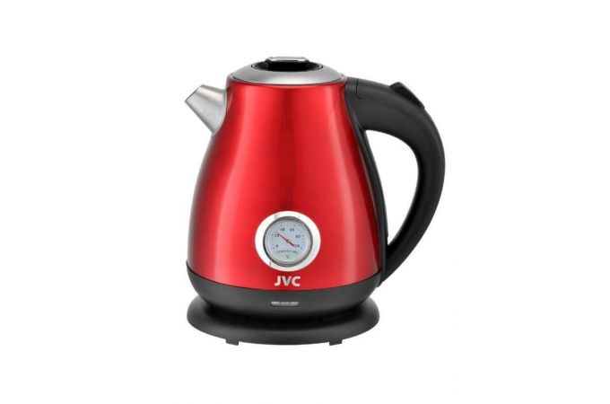 Чайник JVC JK-KE1717 красный 2200Вт, 1,7л,  фильтр, шкала, датчик темп.