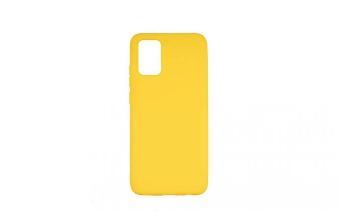 Чехол для Samsung A02S тонкий (желтый)