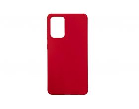 Чехол для Samsung A72 тонкий (красный)