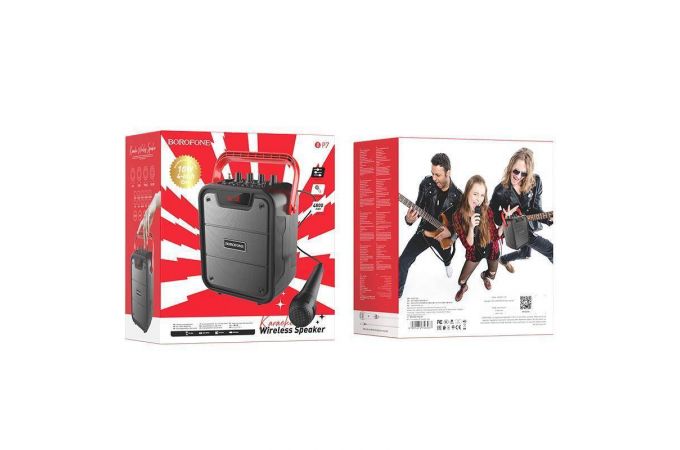 Портативная беспроводная колонка BOROFONE BP7 Черная BT (ABSOLUT)