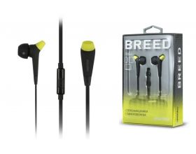 Наушники вакуумные проводные Smartbuy BREED SBH-9010 (черно-зеленый)