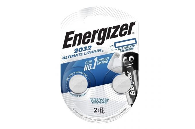 Батарейка литиевая Energizer Ultimate Lithium CR2032 BL2 цена за блистер 2 шт