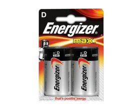 Батарейка алкалиновая Energizer LR20/2BL MAX блистер цена за 2 шт