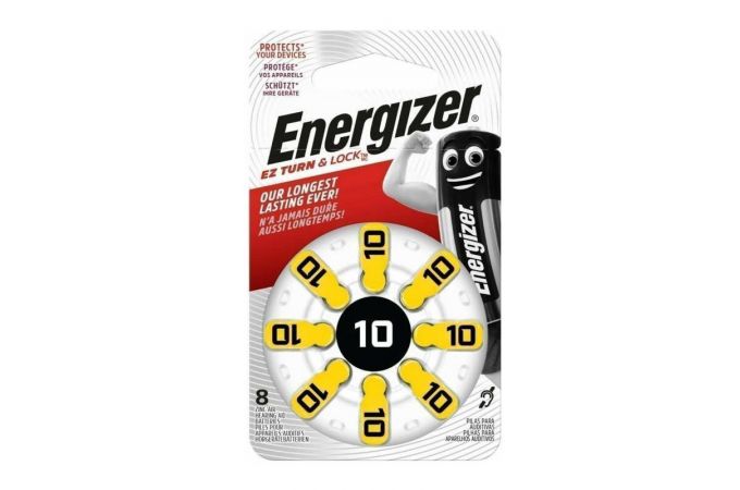 Батарейка часовая для слуховых аппаратов Energizer ZA10/8BL PR70