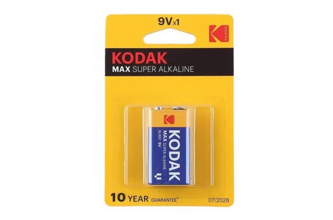 Батарейка алкалиновая KODAK 6LR61/1BL MAX Super Alkaline