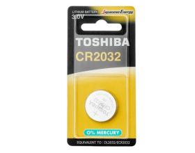 Батарейка литиевая Toshiba CR2032/1BL цена за блистер 1 шт