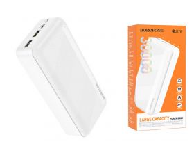 Универсальный дополнительный аккумулятор Power Bank BOROFONE BJ27B Pindar (30000 mAh) (белый)