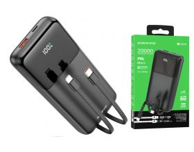 Универсальный дополнительный аккумулятор Power Bank BOROFONE BJ22A 22.5W + PD20W (20000 mAh) (черный)