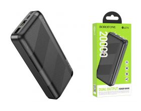 Универсальный дополнительный аккумулятор Power Bank BOROFONE BJ27A (20000 mAh) (черный)