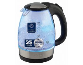 Чайник SCARLETT SC-EK27G91 2200Вт, 1,7 л, стекло