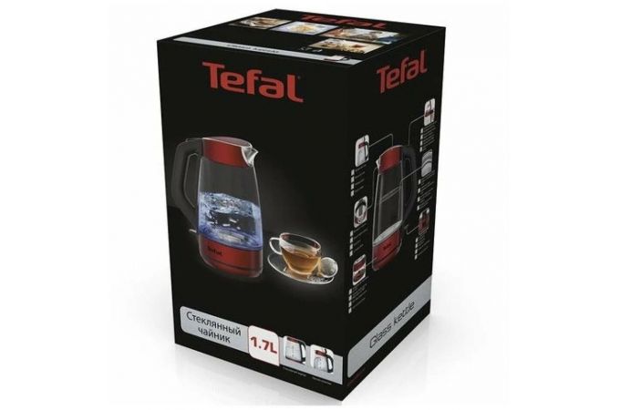 Чайник TEFAL KI520530 2200Вт, 1.7 л, стекло