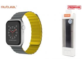 Ремешок MUTURAL MOLAN магнитный для Apple Watch 38-41 мм цвет серо-желтый