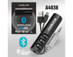 Адаптер CARLIVE AUX Bluetooth BT450  (10pcs)