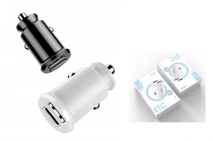 Автомобильное зарядное устройство АЗУ USB EZRA CR07 (5B,2100mA)
