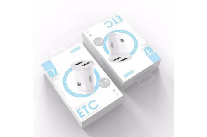 Автомобильное зарядное устройство АЗУ USB EZRA CR07 (5B,2100mA)