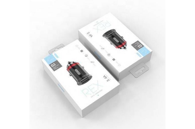 Автомобильное зарядное устройство АЗУ USB EZRA CR03 (5B,2400mA) (черный)